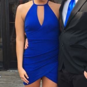 Royal blue formal dress